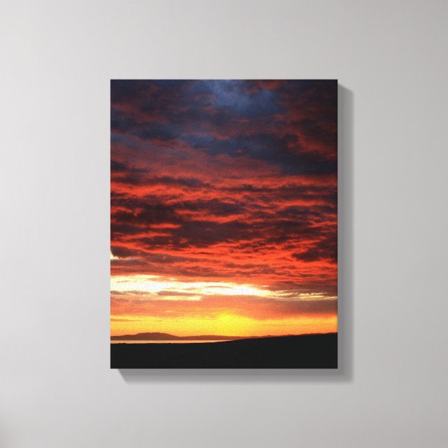 Sunset on Islay, Scotland Canvas Print (Front)