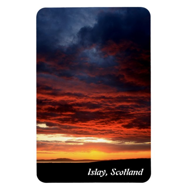 Sunset on Islay, Scotland Magnet (Vertical)