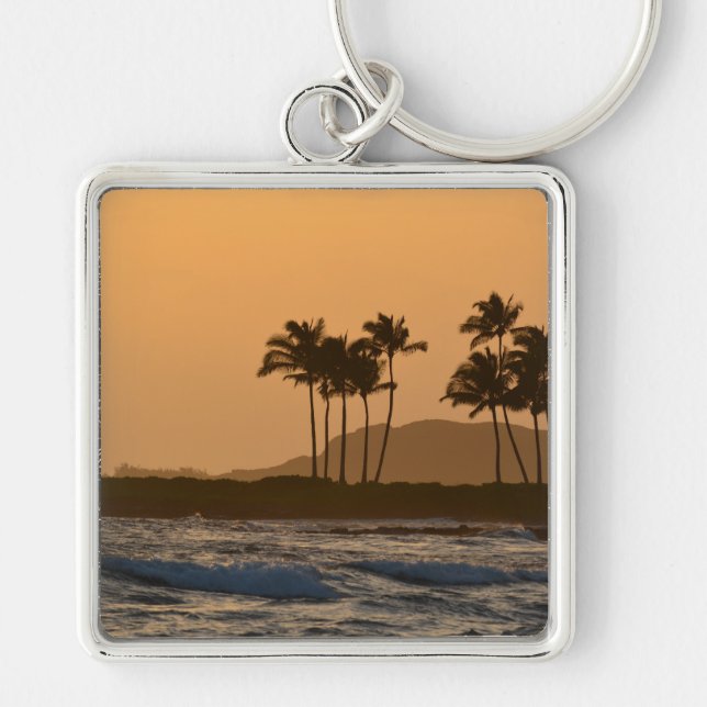 Sunset on Kauai Key Ring (Front)