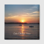 Sunset on Lake Okoboji, Iowa Magnet<br><div class="desc">Beautiful sunset on Lake Okoboji,  Iowa</div>