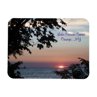 Sunset On Lake Ontario Magnet