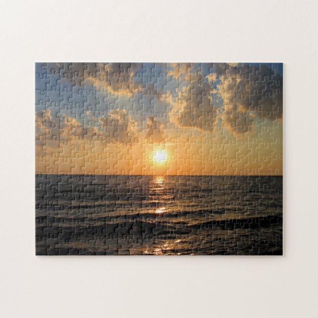 Sunset on Lake Superior  -  11x14 - 252 pcs Jigsaw Puzzle (Horizontal)