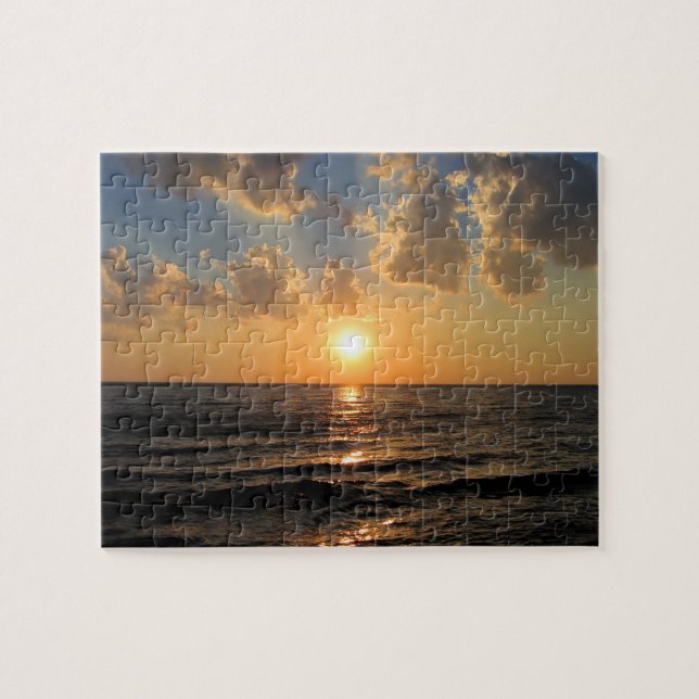 Sunset on Lake Superior  -  8x10 - 110 pc Jigsaw Puzzle (Horizontal)