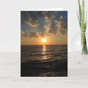 Sunset on Lake Superior Greeting Card