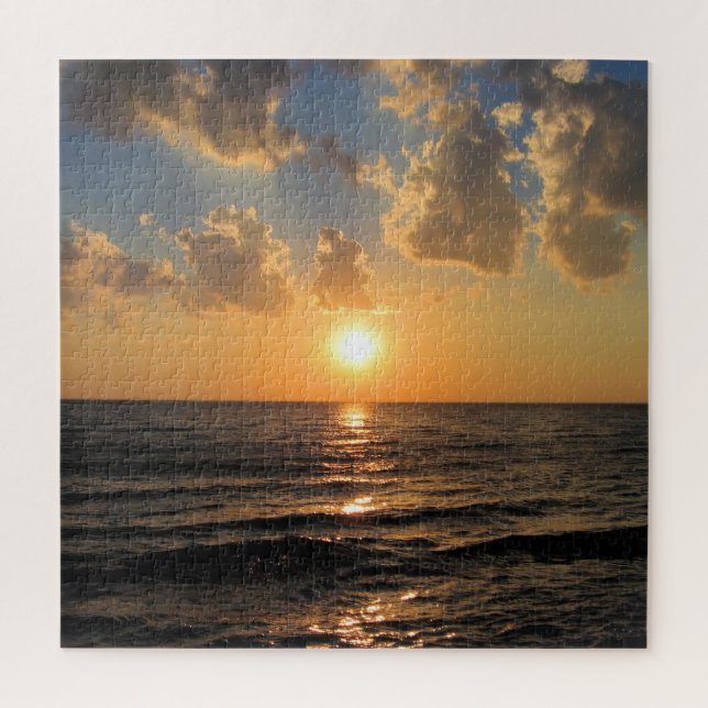 Sunset on Lake Superior - Michigan - 20x20 -676 pc Jigsaw Puzzle (Vertical)