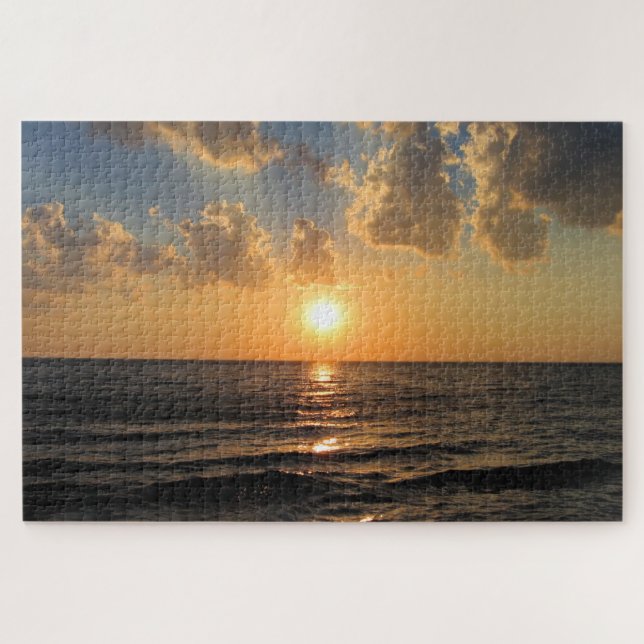 Sunset on Lake Superior - Michigan -20x30 -1014 pc Jigsaw Puzzle (Horizontal)