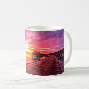 Sunset on Maldives Island   Water Villas Resort Coffee Mug