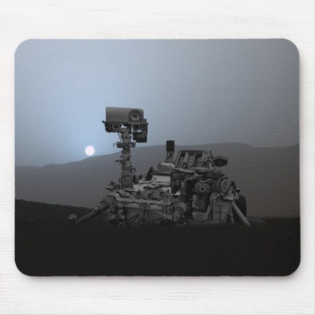 Sunset on Mars Curiosity Rover Mouse Mat (Front)