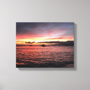 Sunset on Maui Canvas Print