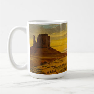 Sunset on Monument Valley, by Gary Poling Coffee Mug