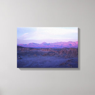Sunset on Moon Valley - Chile Canvas Print