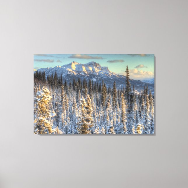 Sunset on Mount Fellows Canvas Print (Front)