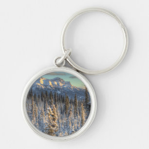 Sunset on Mount Fellows Key Ring