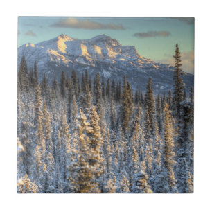 Sunset on Mount Fellows Tile