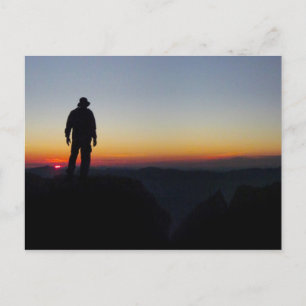 Sunset on Mt Whitney - John Muir Trail Postcard