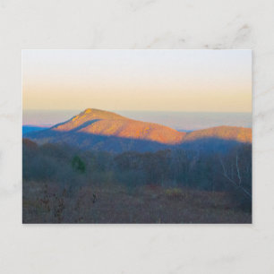 Sunset on Old Rag Mountain, Shenandoah NP, VA Postcard