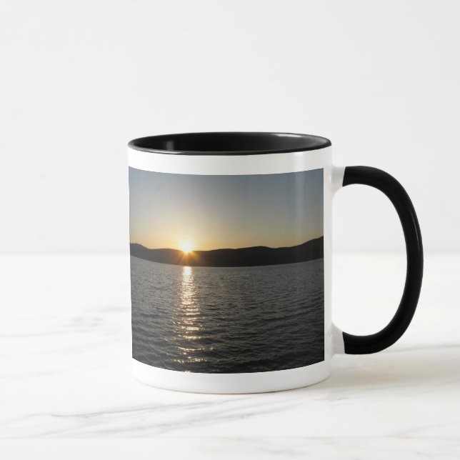 Sunset on Onota Lake: Horizontal Mug (Right)