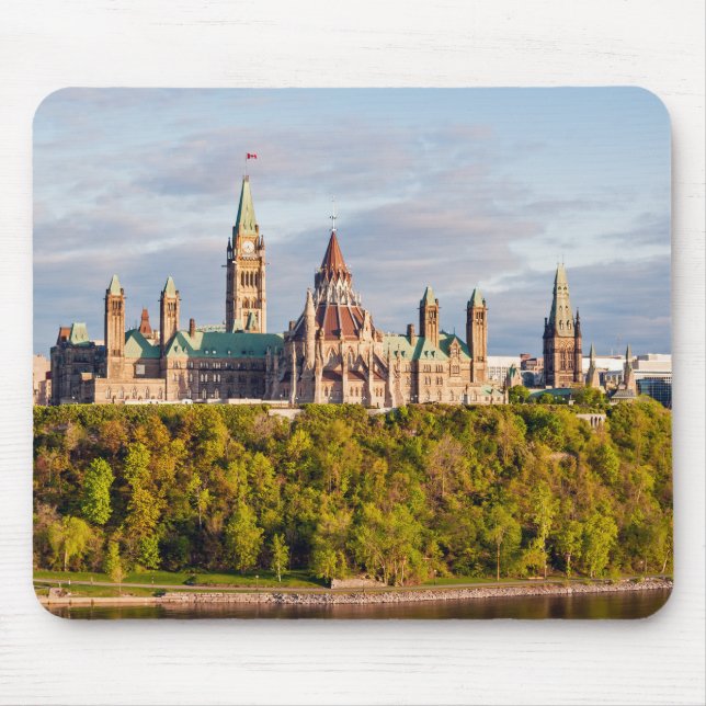Sunset on Parliament Hill - Ottawa Mouse Mat (Front)