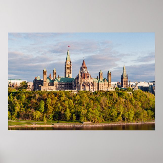 Sunset on Parliament Hill - Ottawa Poster (Front)
