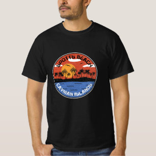 Sunset On Spotts Beach Cayman Islands T-Shirt