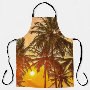 Sunset on the beach of Sri Lanka Apron