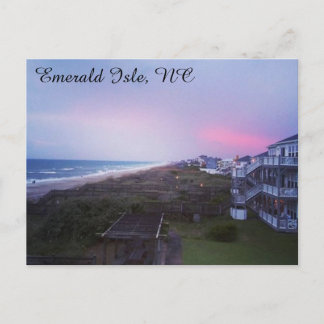 Sunset on the Beach Postcard