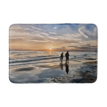Sunset on the Beach Siesta Key Bath Mat