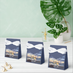 Sunset On The Beach Wedding Favor Boxes