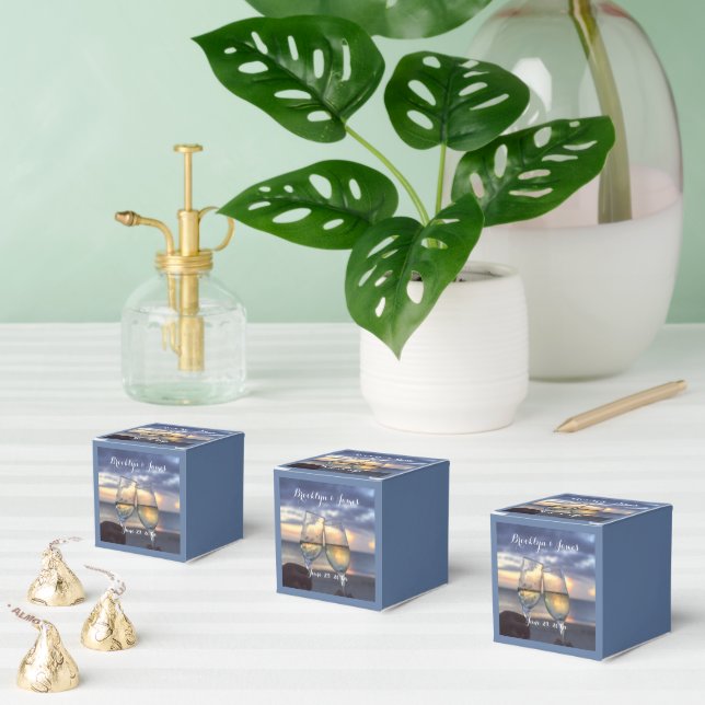 Sunset On The Beach Wedding Favour Boxes (Multiple)