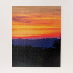 Sunset on the Blue Ridge Parkway Jigsaw Puzzle