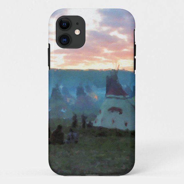 Sunset on the camp Case-Mate iPhone case (Back)