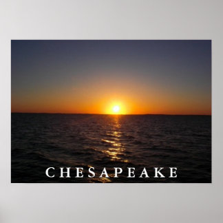 Sunset on the Chesapeake Poster