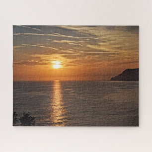 Sunset on the Cinque Terre, Italy - 16x20 - 520 pc Jigsaw Puzzle
