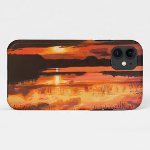Sunset on the Everglades, by Gary Poling iPhone 11 Case