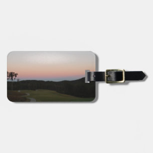 Sunset on the Golf course at Lake Arrowhead Luggage Tag