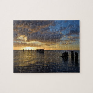 Sunset on the Gulf Coast - 8x10 - 110 pcs Jigsaw Puzzle