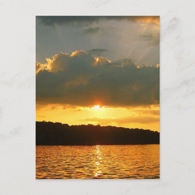 Sunset on the Lake Postcard (Front)