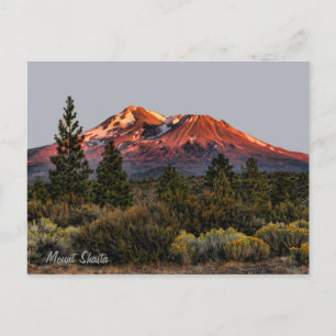 SUNSET ON THE MOUNTAIN POSTCARD