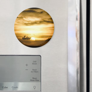 Sunset On The Pacific Ocean Magnet