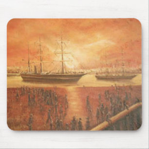 Sunset on the Past Mouse Mat