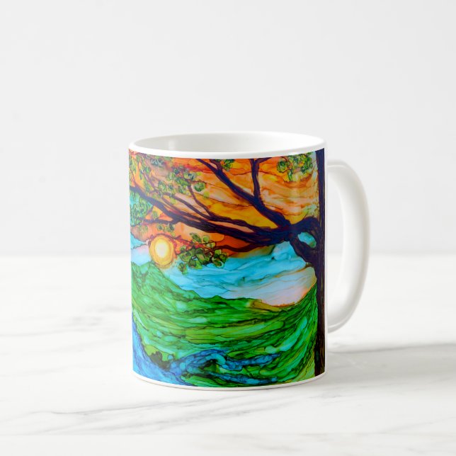 Sunset on the Pedernales Coffee Mug (Front Right)