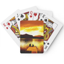 Sunset on the Pier - Deck of Cards