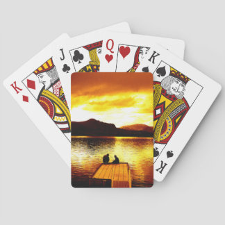 Sunset on the Pier - Deck of Cards