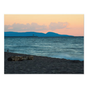 Sunset on the Porcupine Mountains, Michigan Photo Print