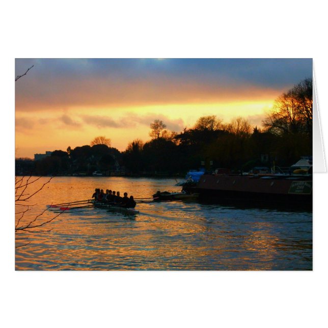 Sunset on the River Thames, Kingston-upon-Thames (Front Horizontal)