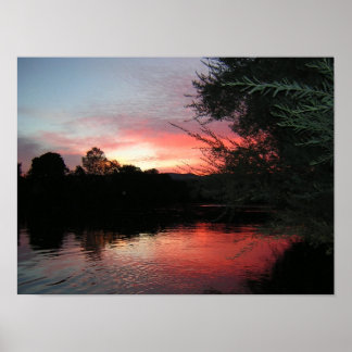 Sunset on the Rogue Poster