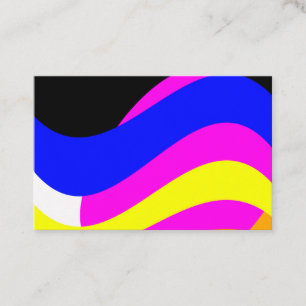 Sunset on the sea business card