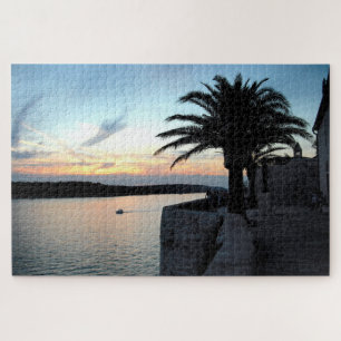 Sunset on the sea jigsaw puzzle
