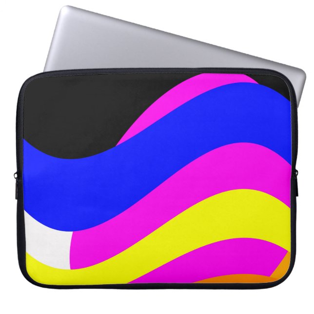 Sunset on the sea laptop sleeve (Front)