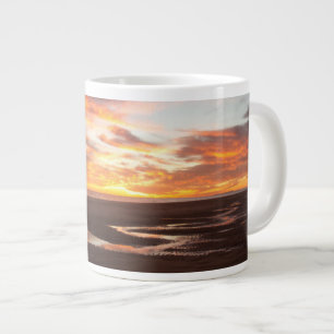 Sunset On The Sea Of Cortez Large Coffee Mug